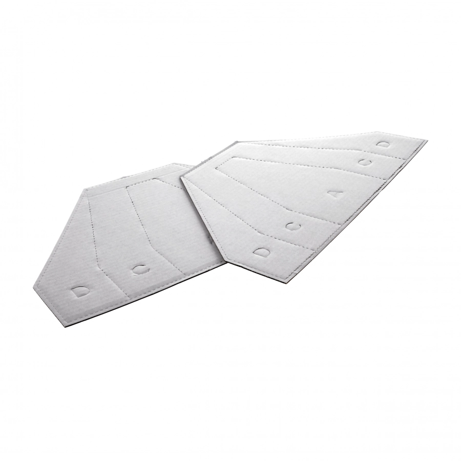 Cardboard Range Solutions IPSC Shield Halves Bi-b 3/3