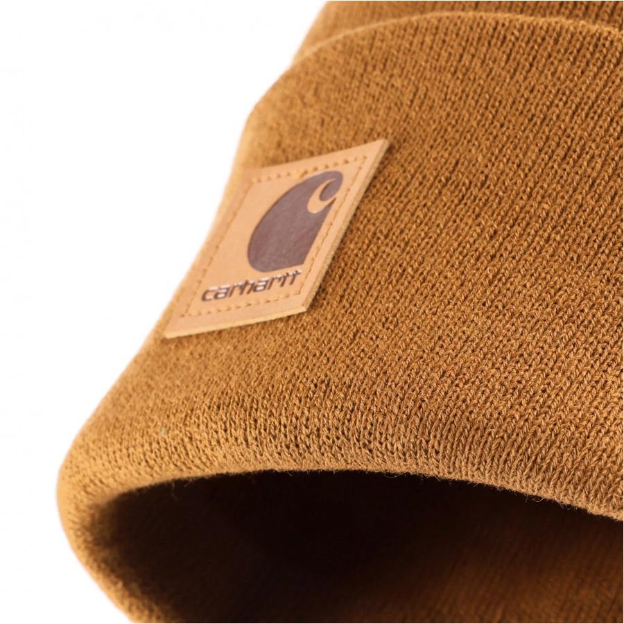 Carhartt Black Label Watch Hat - c. brown 3/4