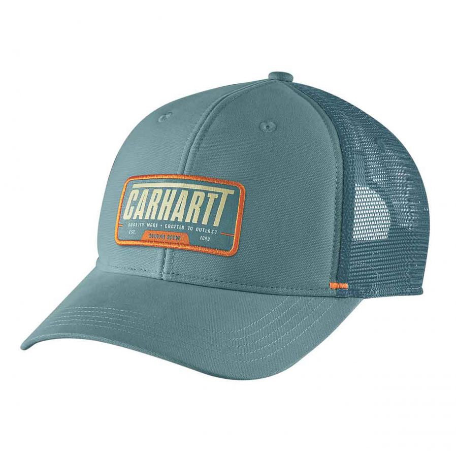 Carhartt Canvas Mesh-Back Graphic Cap sea 1/2