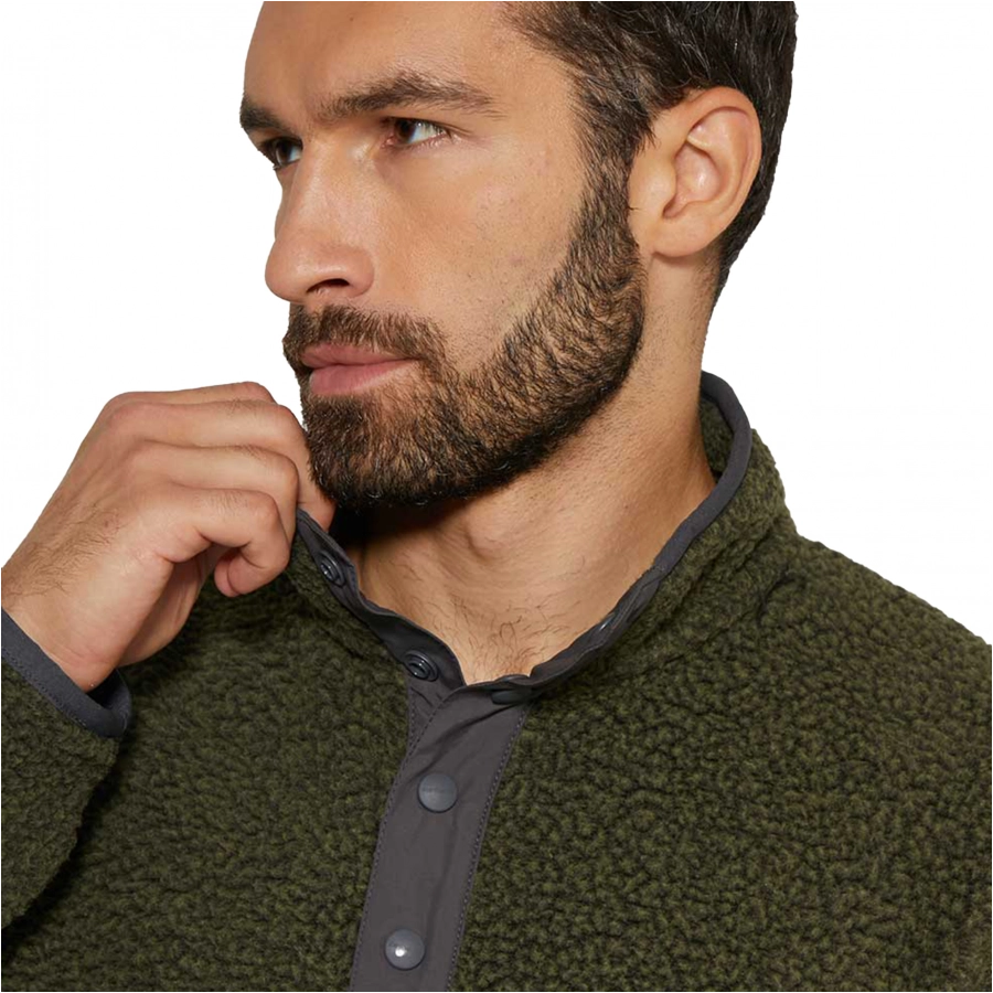 Carhartt Fleece Pullover - basil heather 3/6