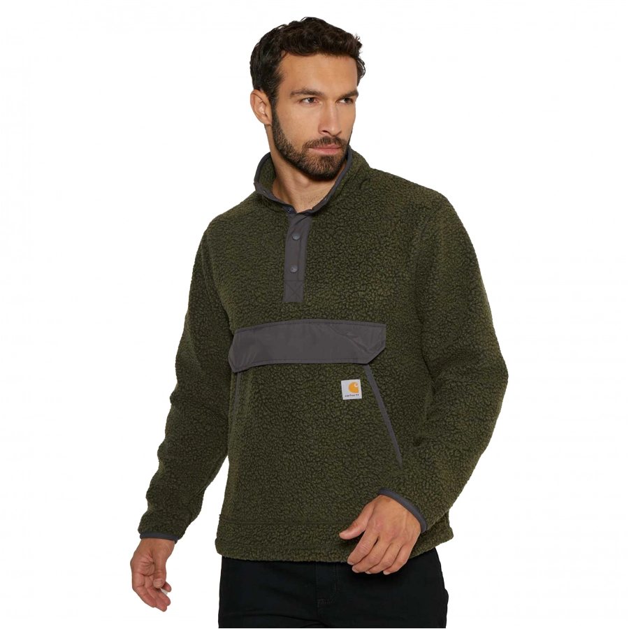 Carhartt Fleece Pullover - basil heather 1/6