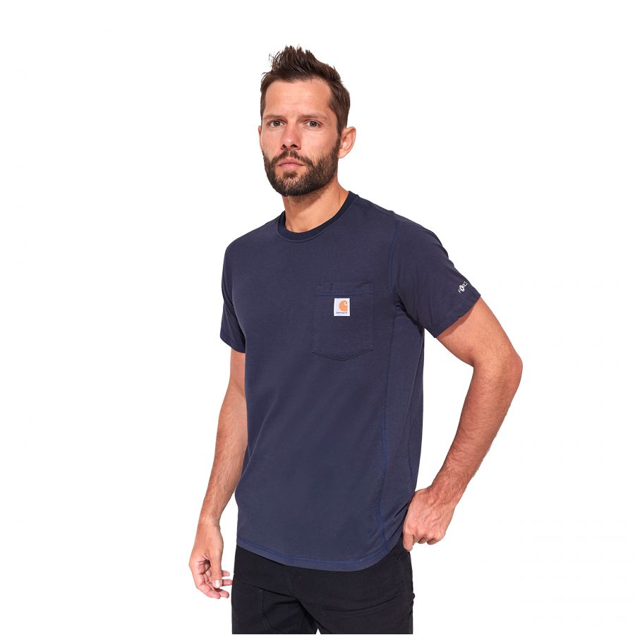 Carhartt Force Flex Pocket t-shirt navy 1/3