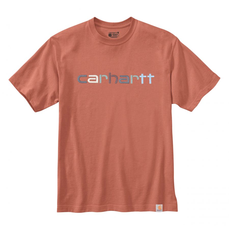 Carhartt Heavyweight graphic terracotta t-shirt 1/1
