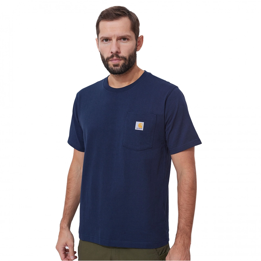 Carhartt K87 Pocket T-shirt - navy 1/4