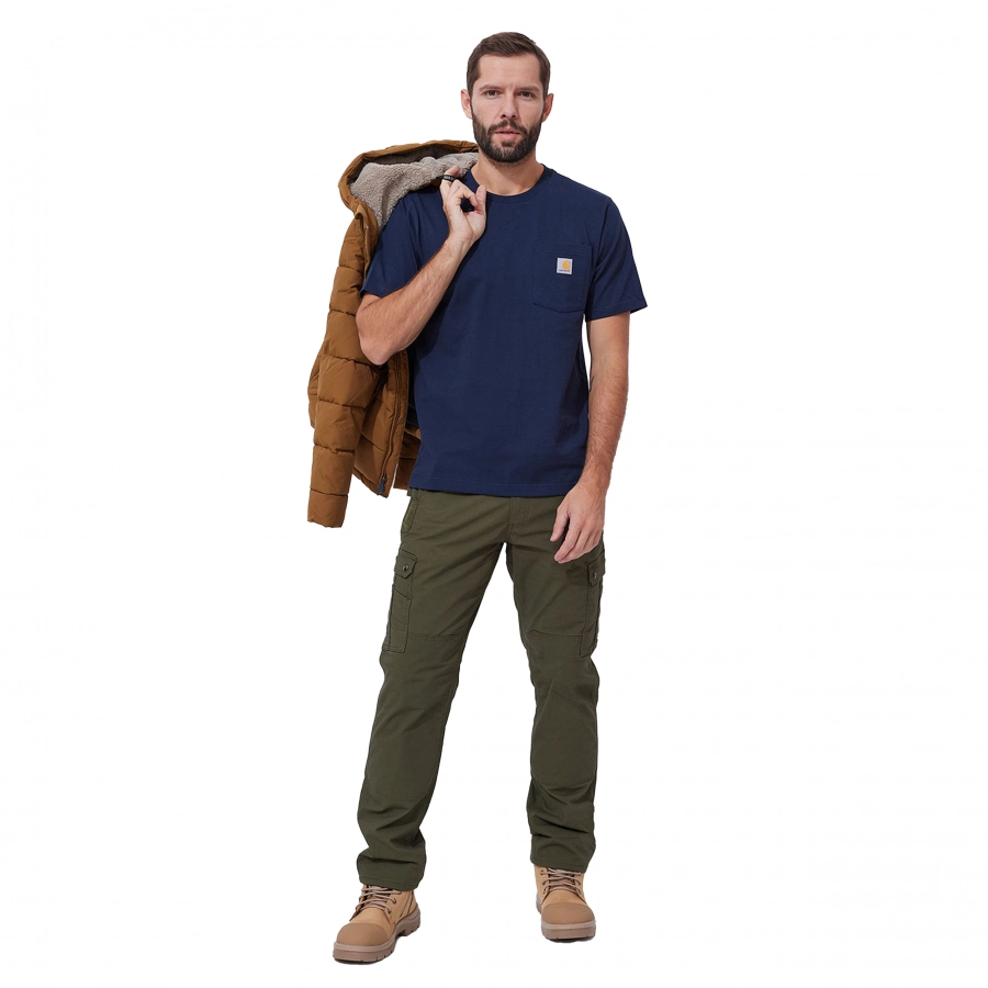 Carhartt K87 Pocket T-shirt - navy 4/4