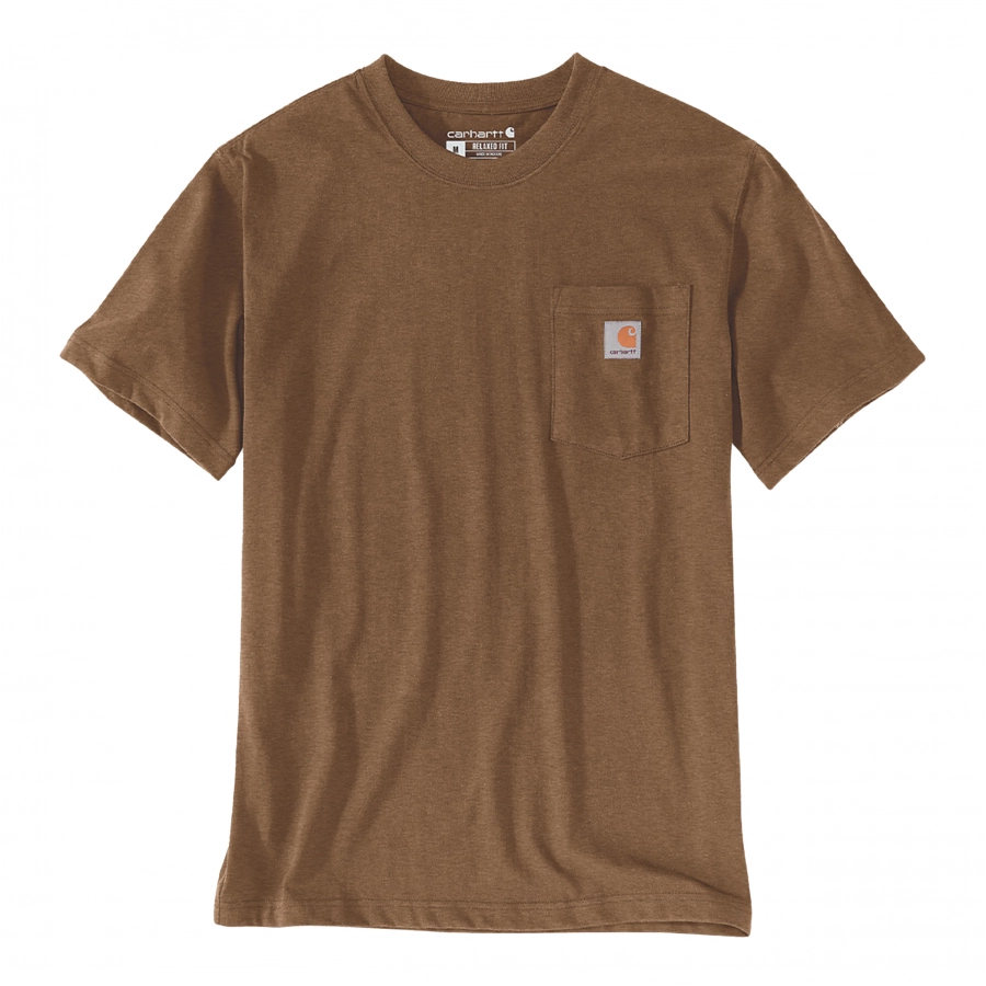 Carhartt K87 Pocket T-shirt - o. walnut heat 3/5