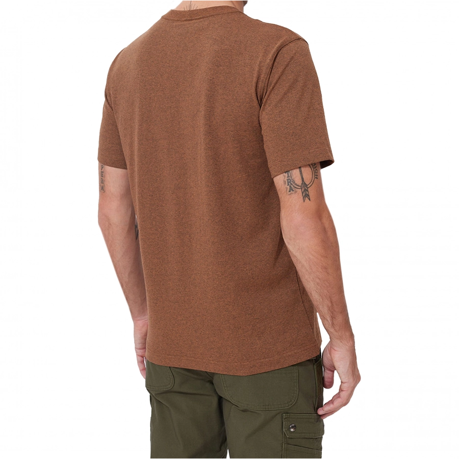 Carhartt K87 Pocket T-shirt - o. walnut heat 2/5