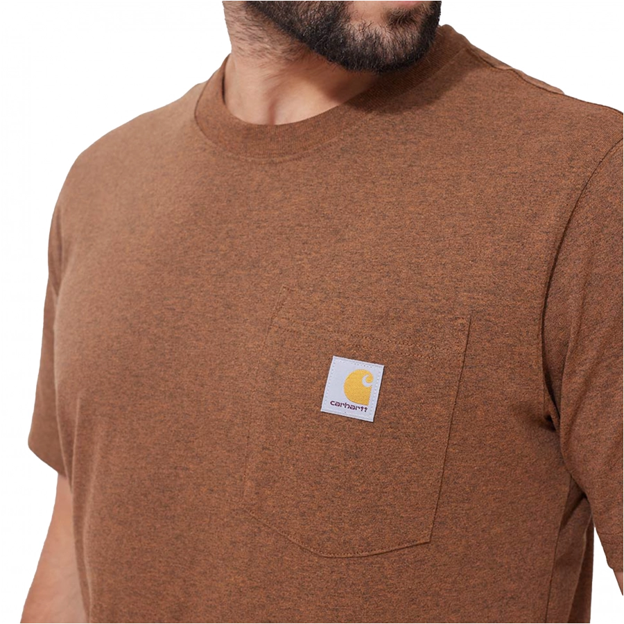 Carhartt K87 Pocket T-shirt - o. walnut heat 4/5