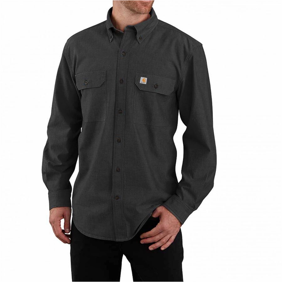 Carhartt Loose Chambray shirt black chambray 1/1