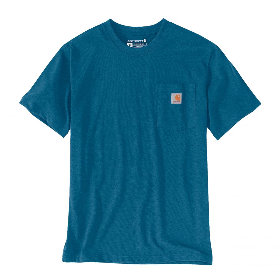 Carhartt Pocket K87 deep lagoon heather t-shirt 1/1