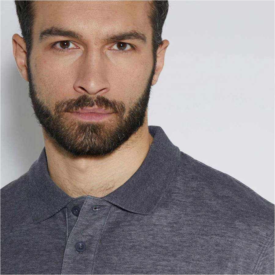 Carhartt Polo MW Pocket T-shirt - c. heather 4/5