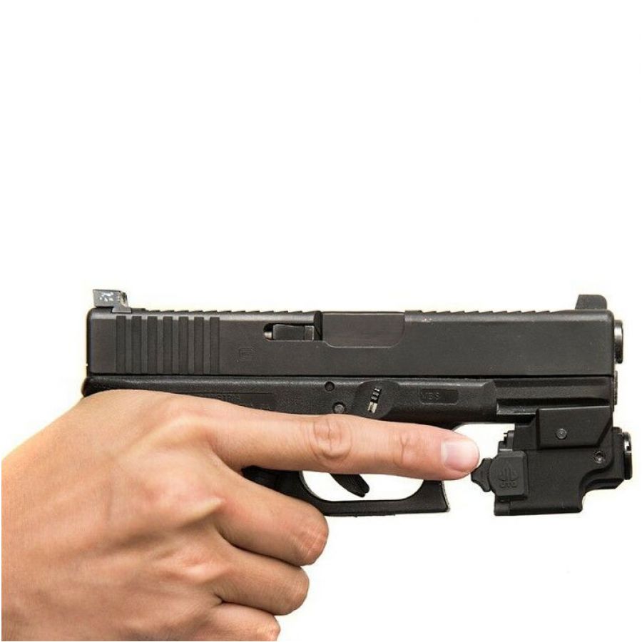UTG Compact Pistol Green Laser with Ambidextrous Controls, Picatinny Rail  Mount SCP-LS279S-A