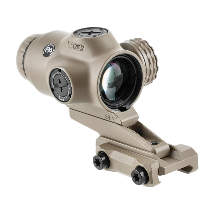 Celownik pryzmatyczny Primary Arms SLx 3x Micro Prism iR Red ACSS Raptor 5,56/.308 Yard FDE 2/10