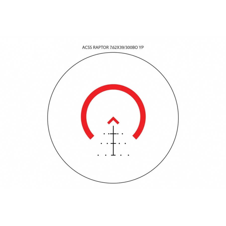 Celownik pryzmatyczny Primary Arms SLx 3x Micro Prism iR Red ACSS Raptor 7.62/300BO Yard FDE 4/4