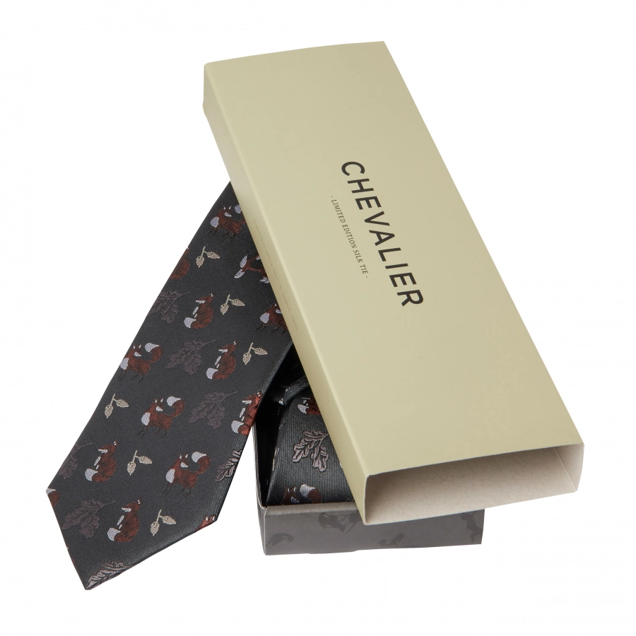 Chevalier Beagle Silk Tie 2/3