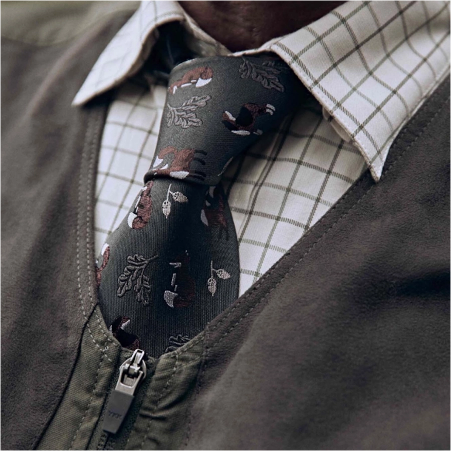 Chevalier Beagle Silk Tie 3/3