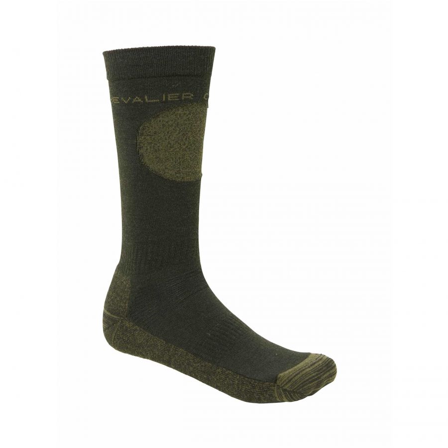 Chevalier Boot Wool Dark Green Socks 1/1