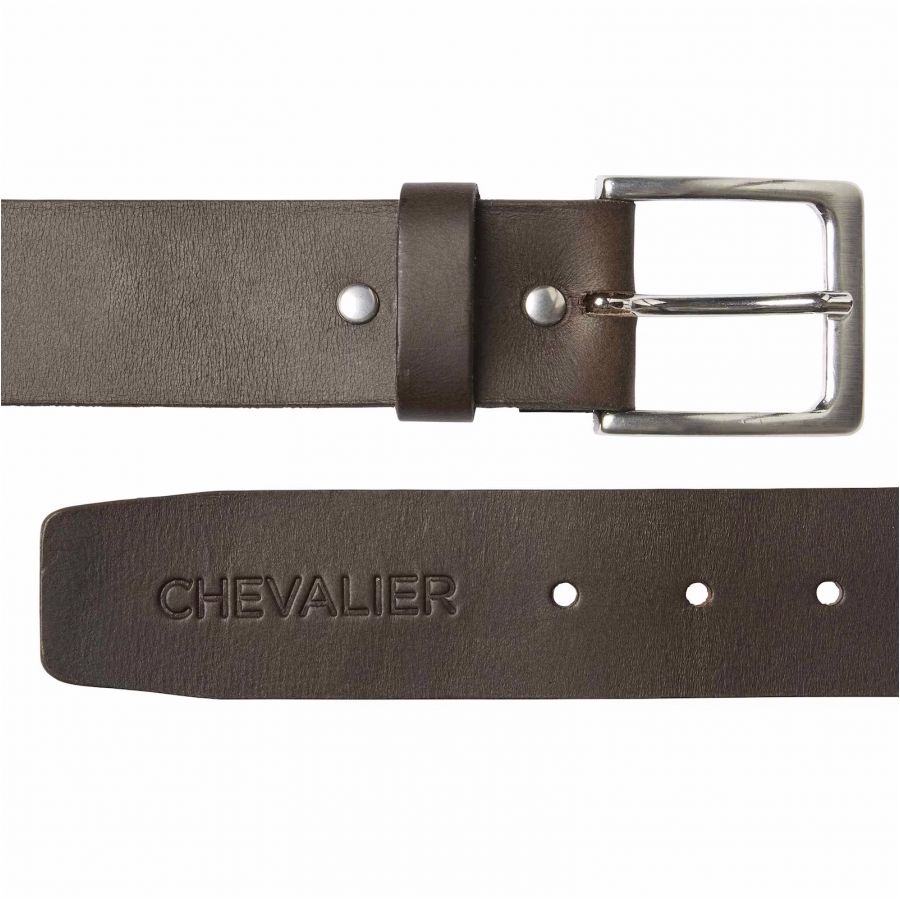 Chevalier Halton men's leather belt, brown 2/2