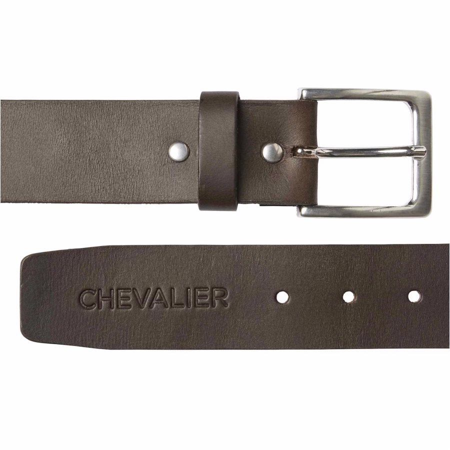 Chevalier Halton men's leather belt, brown 2/2