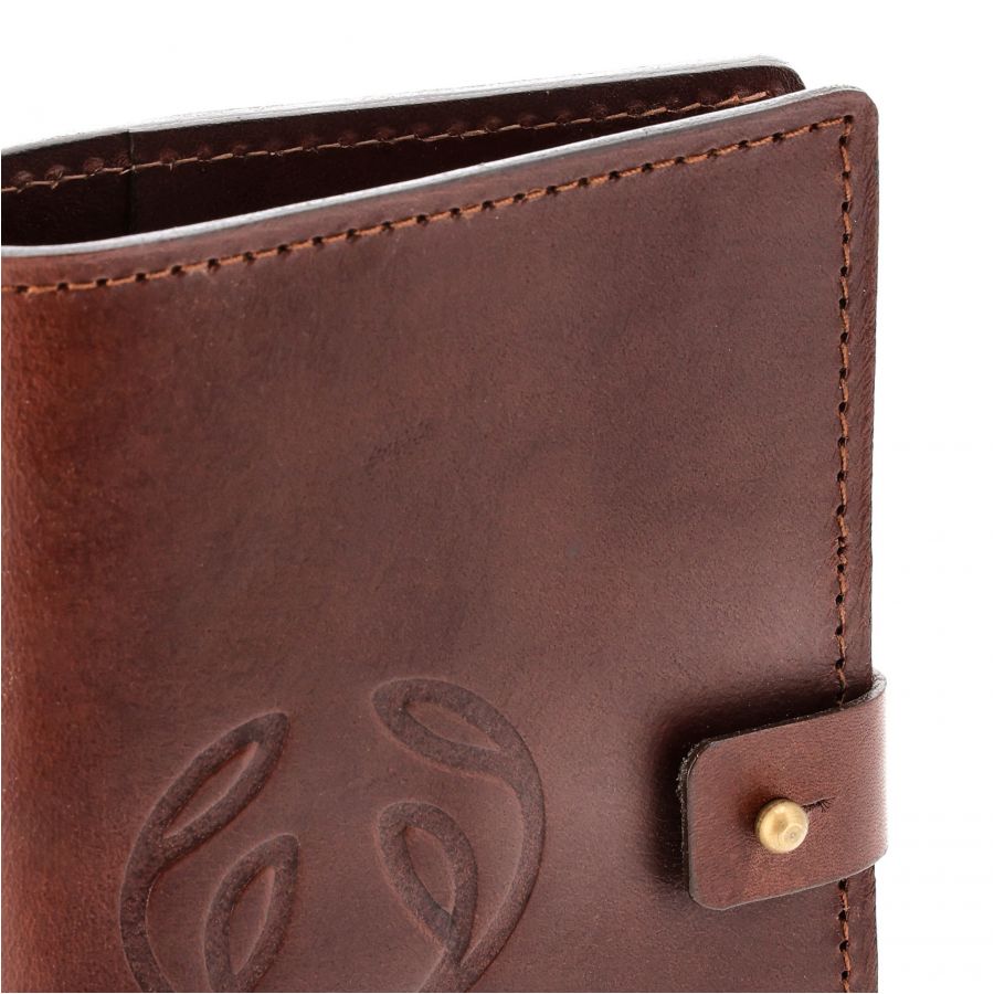Chevalier Leather Brown Passport Case 4/4