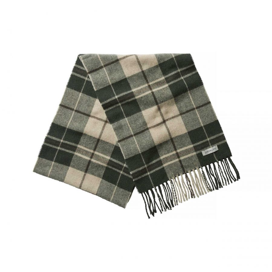 Chevalier Pendley Wool Scarf Check Light 1/1