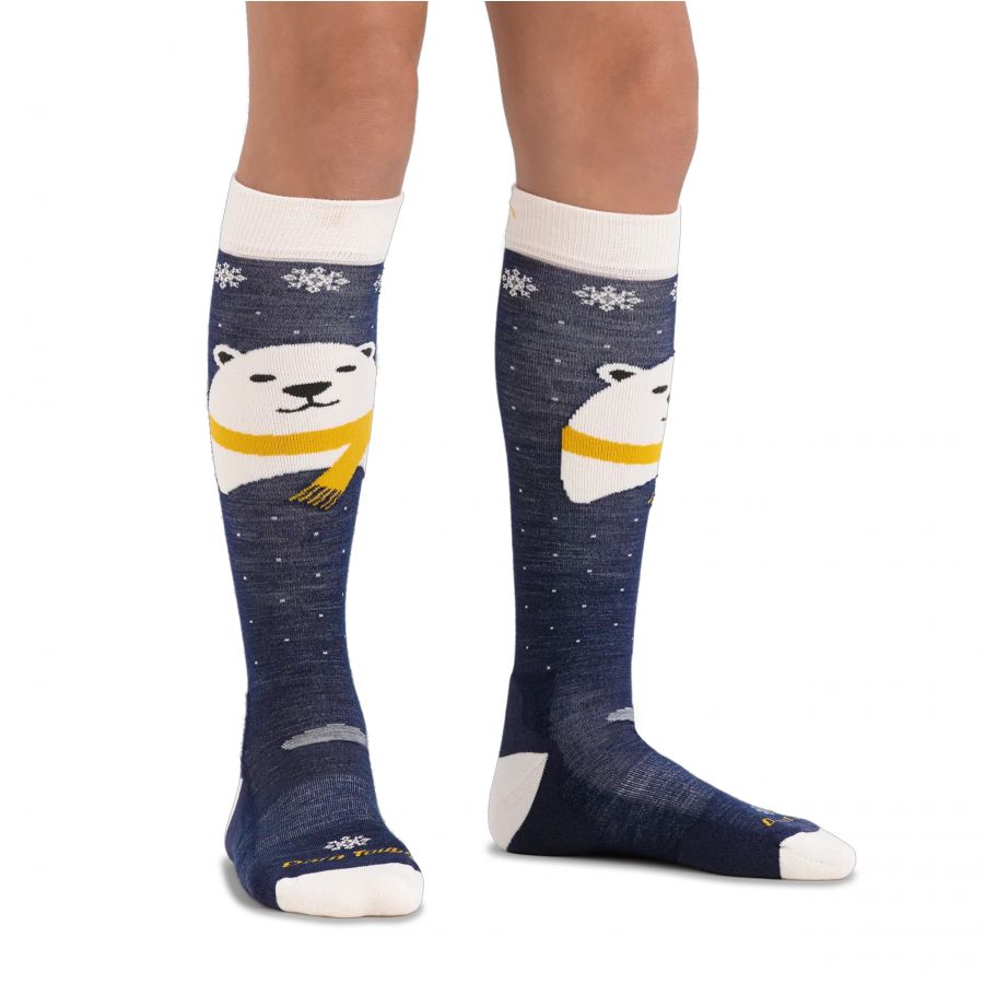 Children's socks Darn Tough Polar Bear Blue 2/3