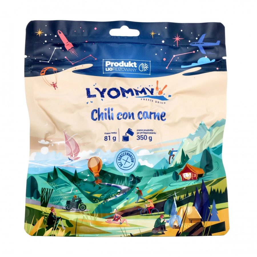 Chili con carne Lyommy 350 g 1/2