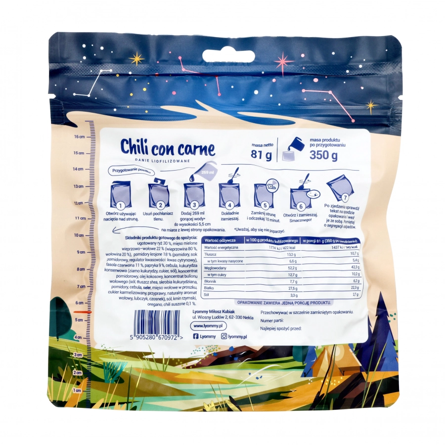 Chili con carne Lyommy 350 g 2/2