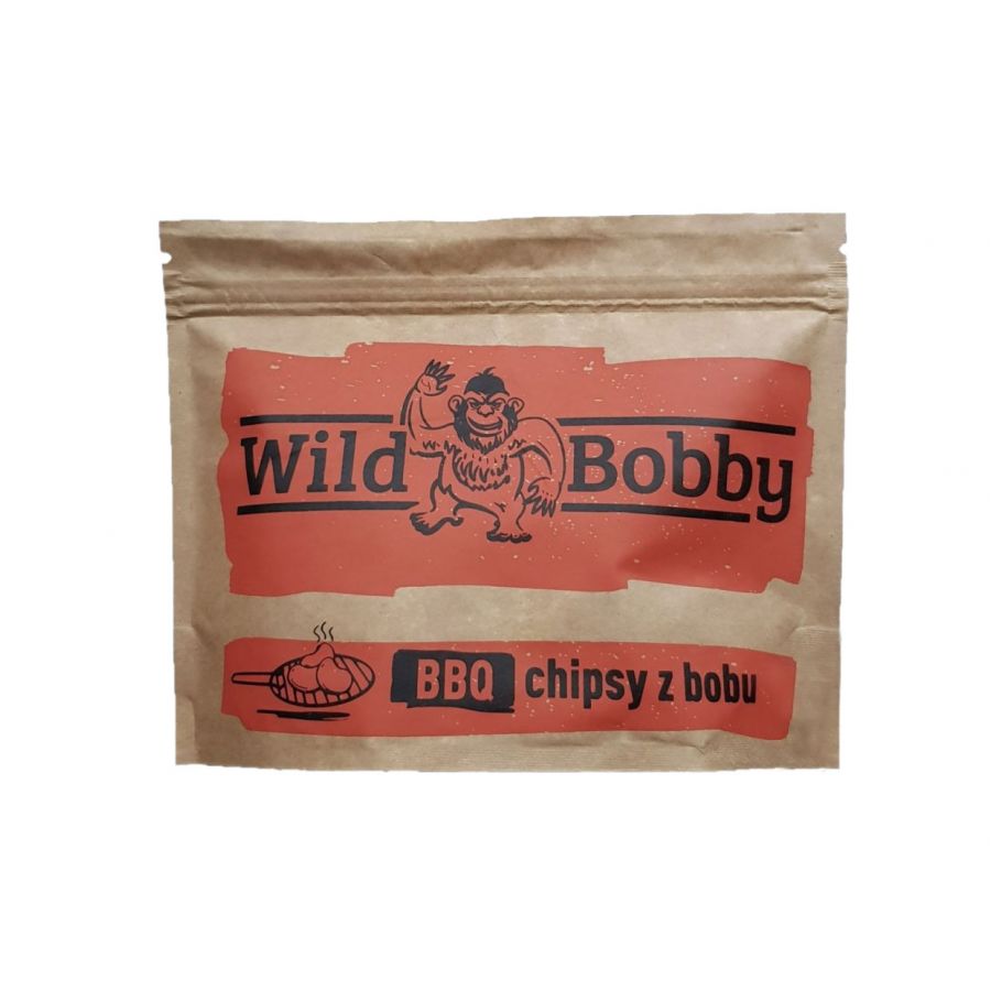 Chipsy z bobu Wild Bobby 100 g BBQ 1/1