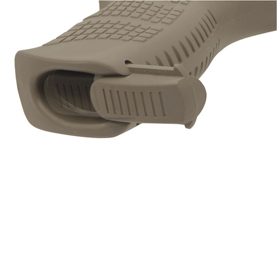 Chwyt pistoletowy Leapers UTG Pro AR15 ergonomiczny, FDE piaskowy 3/4