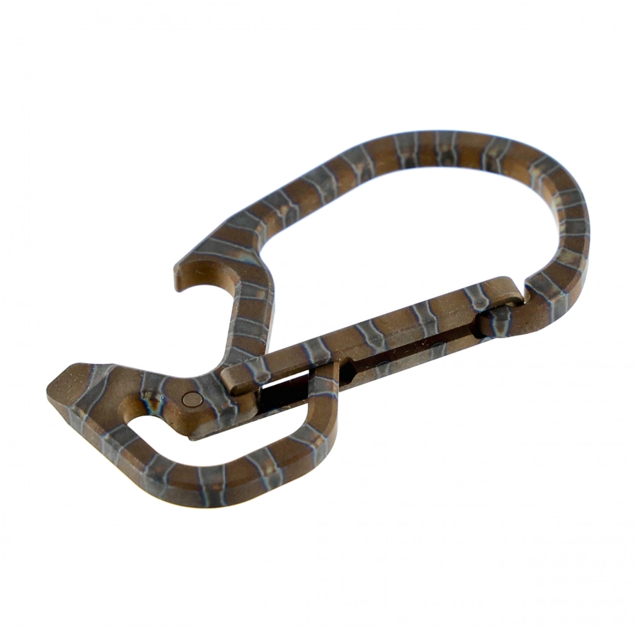 Civivi Click Flamed Titanium Carabiner CA-01B 2/4