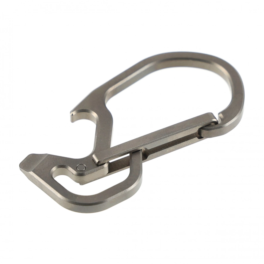 Civivi Click Gray Titanium Carabiner CA-01A 3/4
