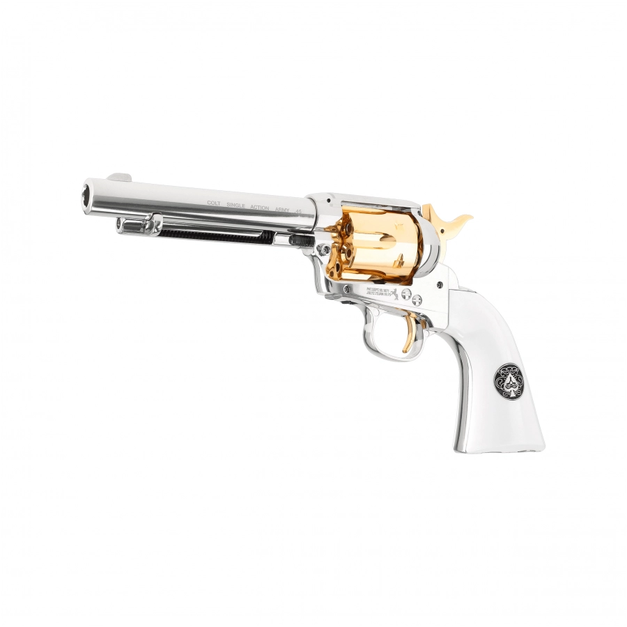 Colt SAA .45 wind revolver - 5.5" smoke 4.5mm 3/3