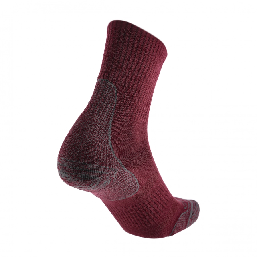 Comodo lightweight hiking socks maroon 2/6