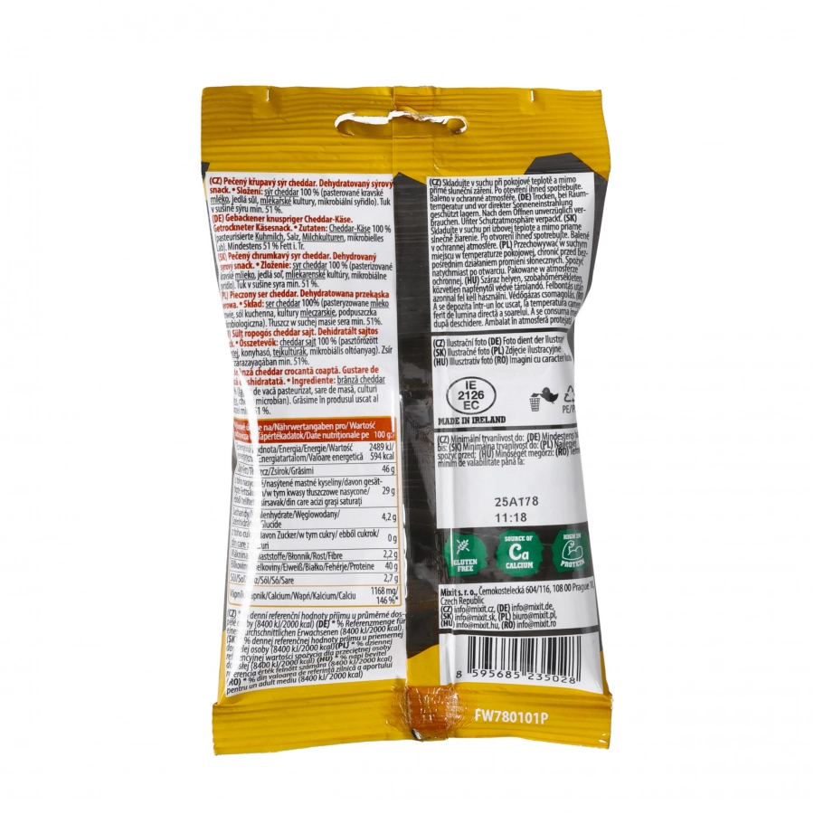 Crunchy Irish Cheddar pocket cheese 2/2