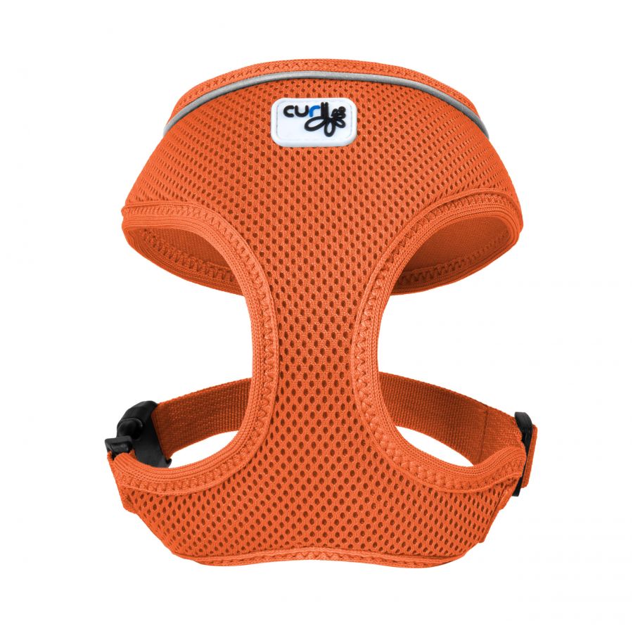 Curli Basic Air-Mesh dog harness orange 2/6
