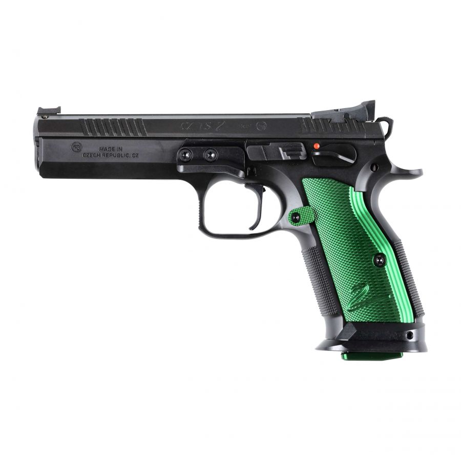CZ TS 2 Racing Green caliber 9x19 mm pistol 1/11