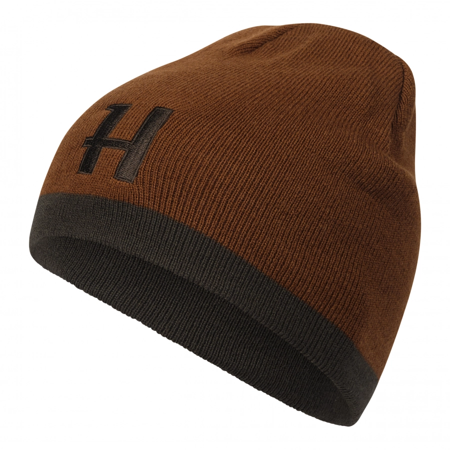 Czapka dwustronna Harkila Shadow brown / Rustique clay 2/5