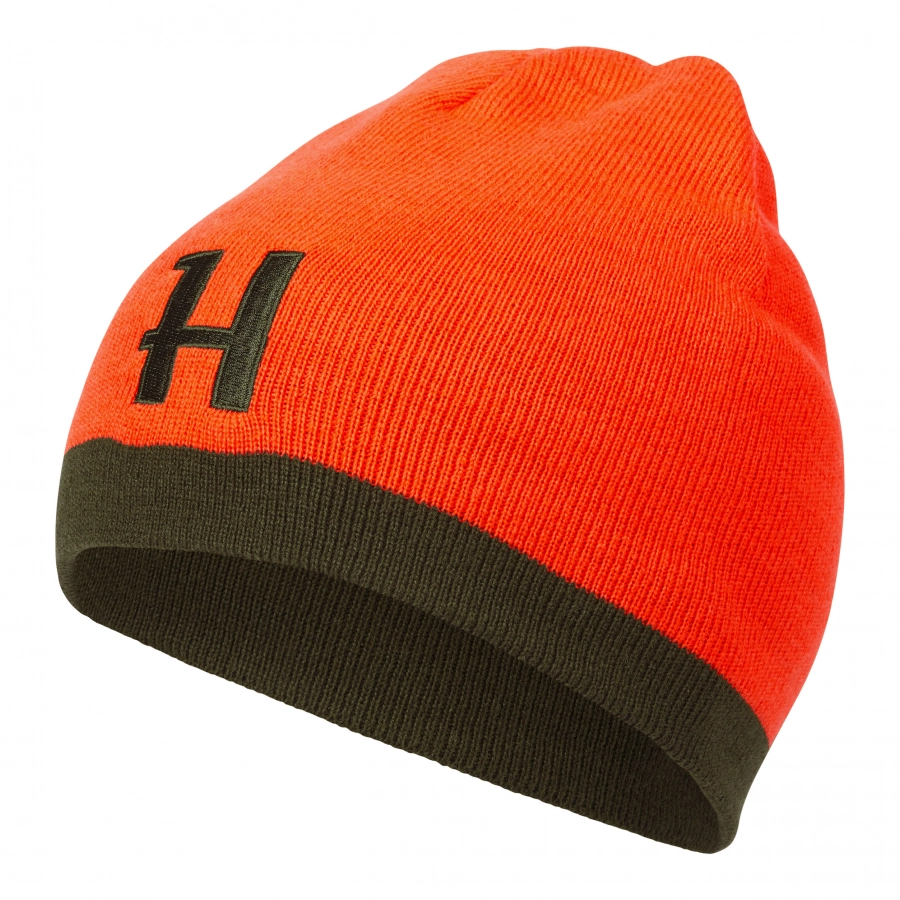 Czapka dwustronna Harkila Willow green / Orange 2/5
