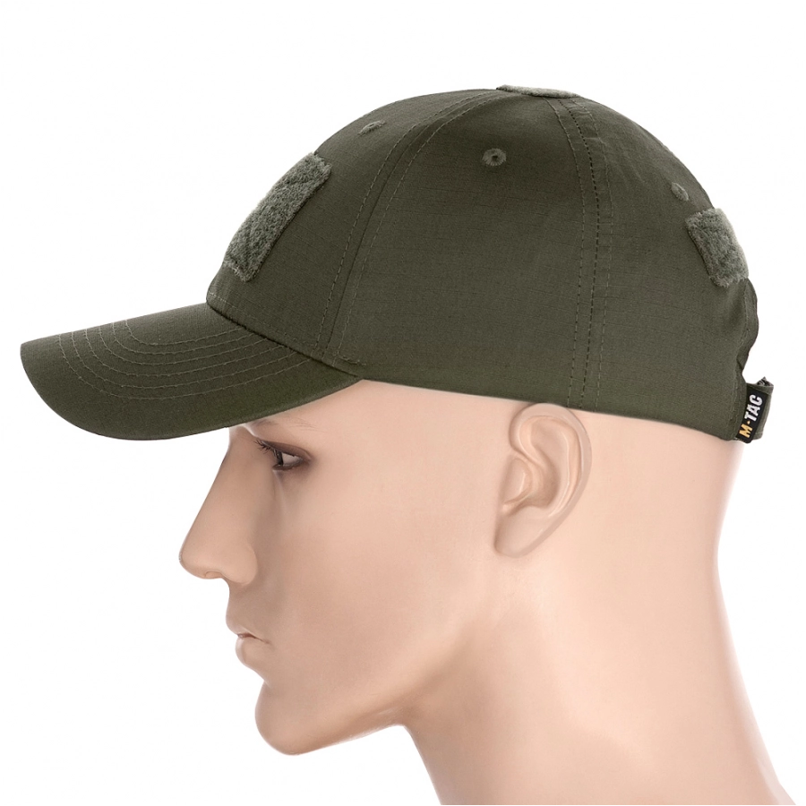 Czapka M-Tac z daszkiem na rzep Flex Rip-Stop oliwkowa 4/5