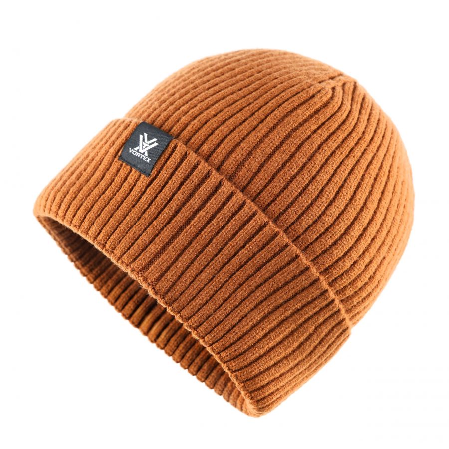 Czapka męska Vortex Northern Meander Beanie brązowa 2/4