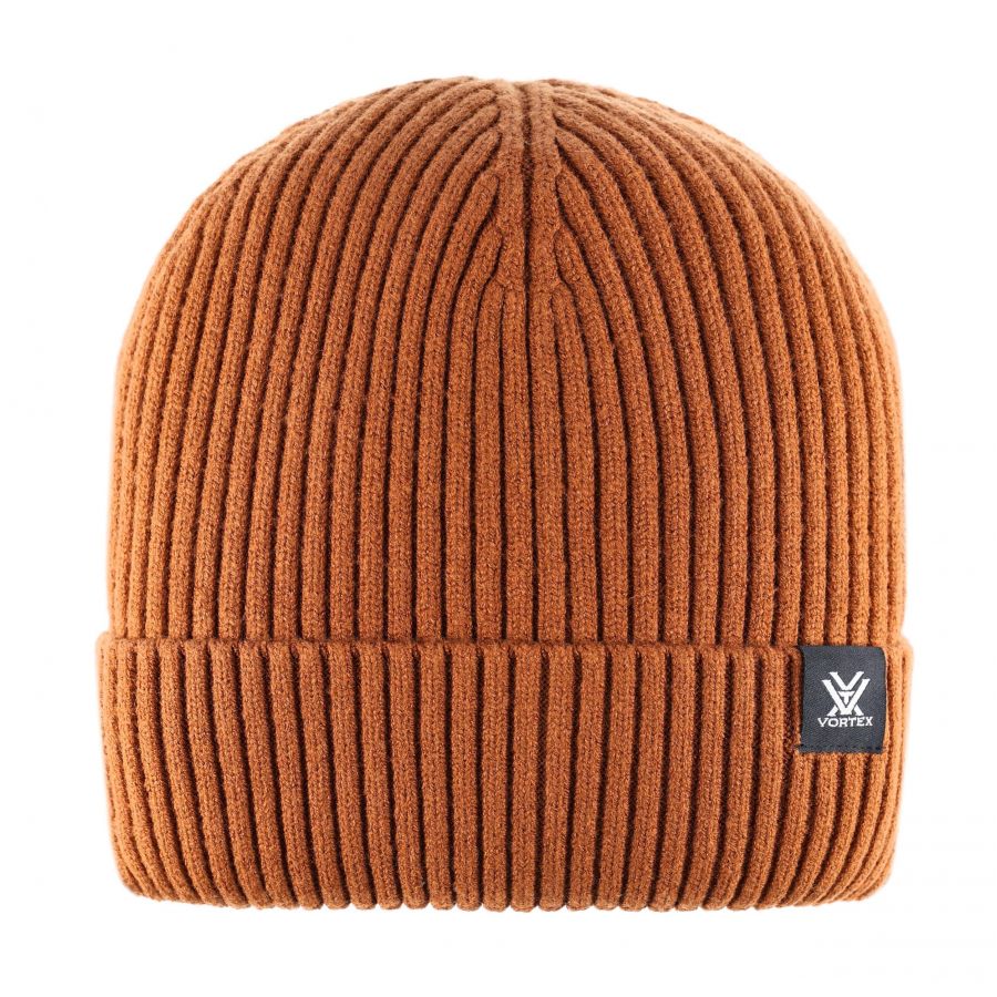 Czapka męska Vortex Northern Meander Beanie brązowa 1/4