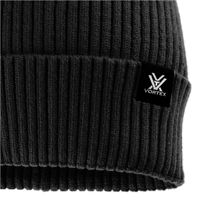 Czapka męska Vortex Northern Meander Beanie czarna 3/4