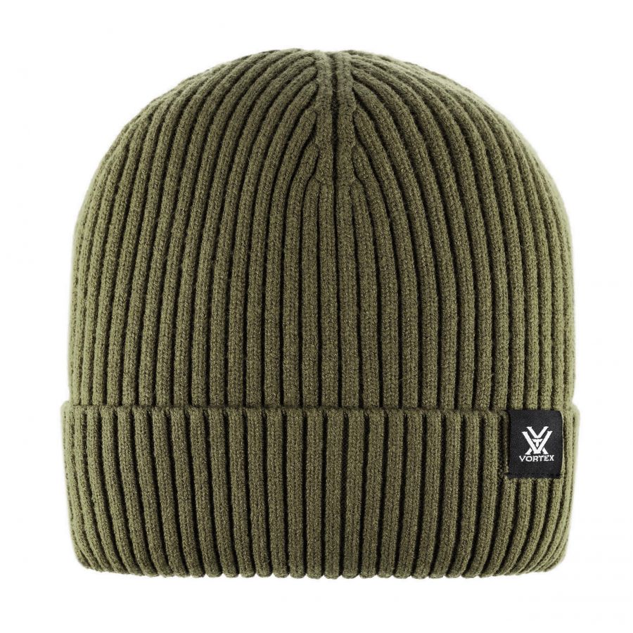 Czapka męska Vortex Northern Meander Beanie oliwkowa 1/4