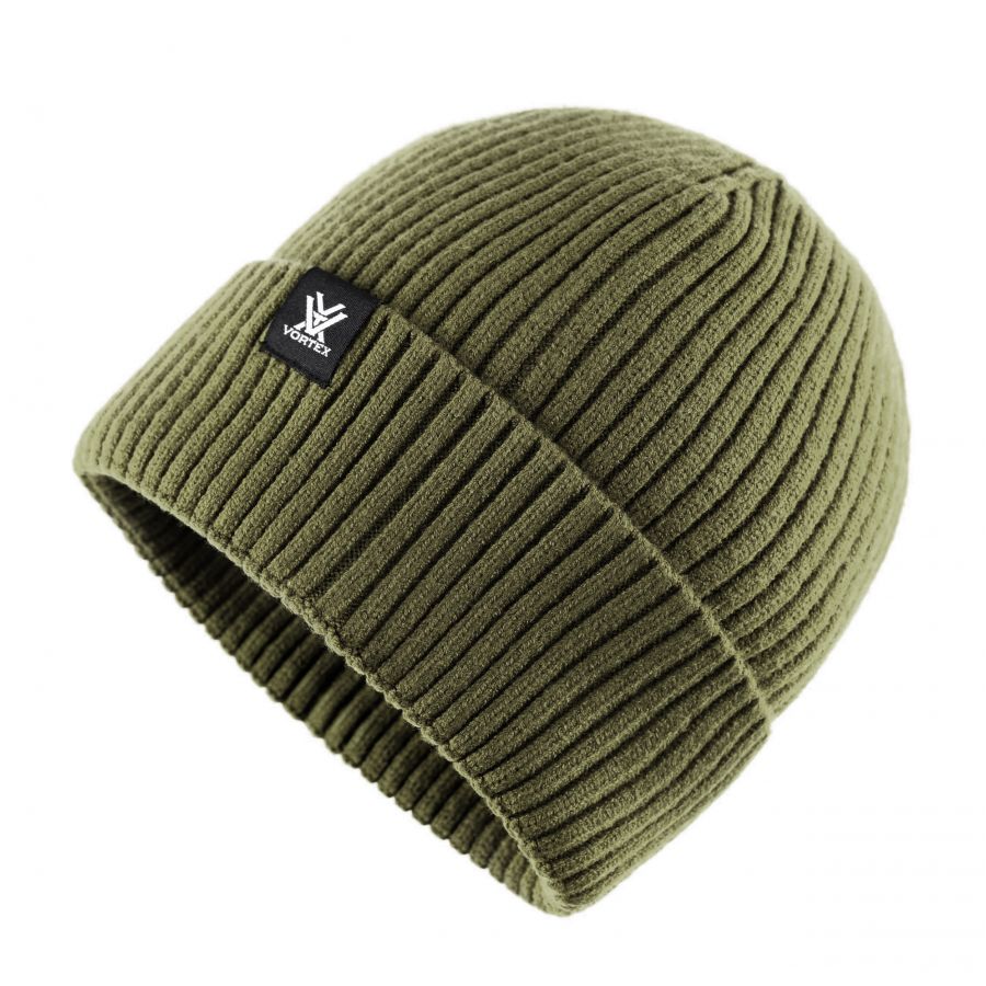 Czapka męska Vortex Northern Meander Beanie oliwkowa 2/4