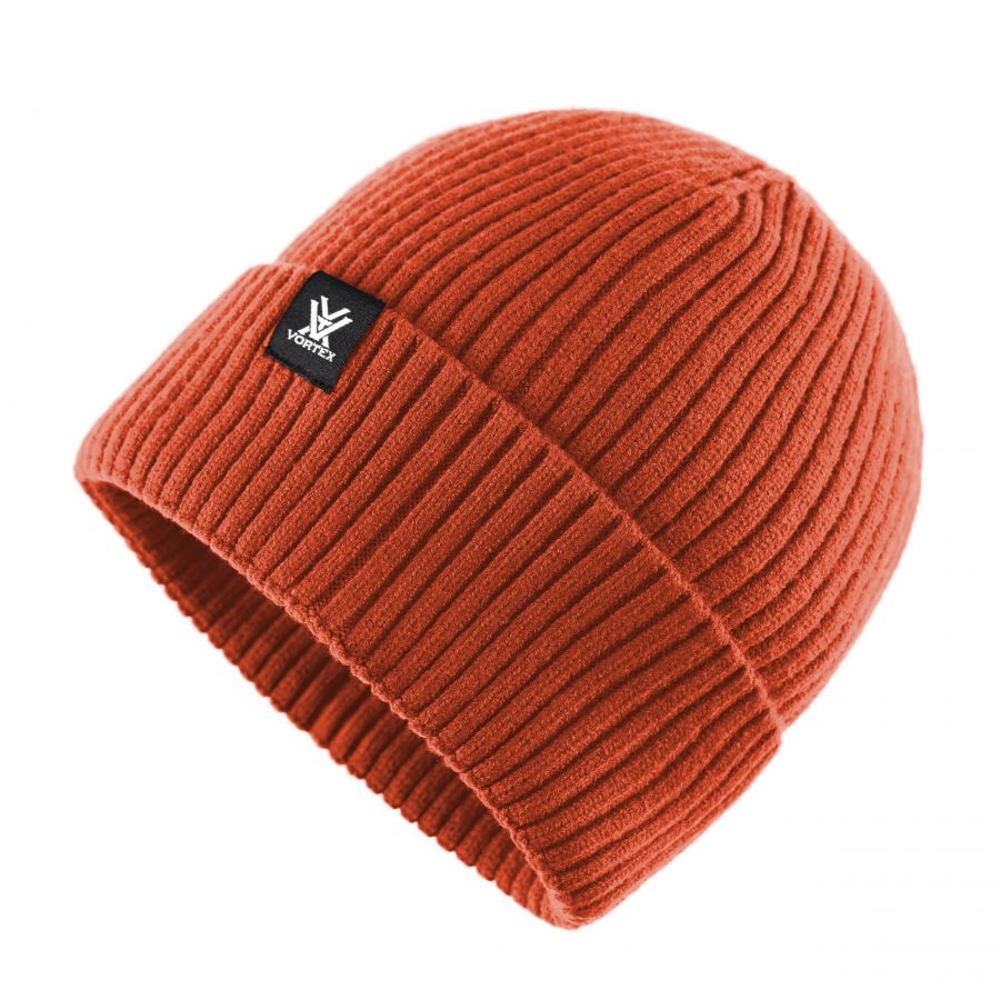 Czapka męska Vortex Northern Meander Beanie pomarańczowa 2/4