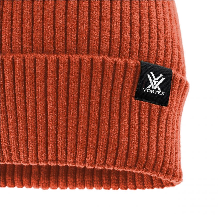 Czapka męska Vortex Northern Meander Beanie pomarańczowa 3/4