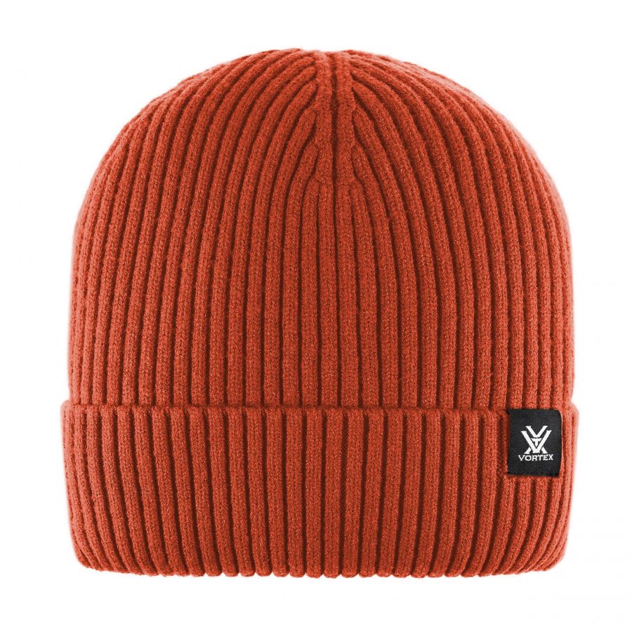 Czapka męska Vortex Northern Meander Beanie pomarańczowa 1/4