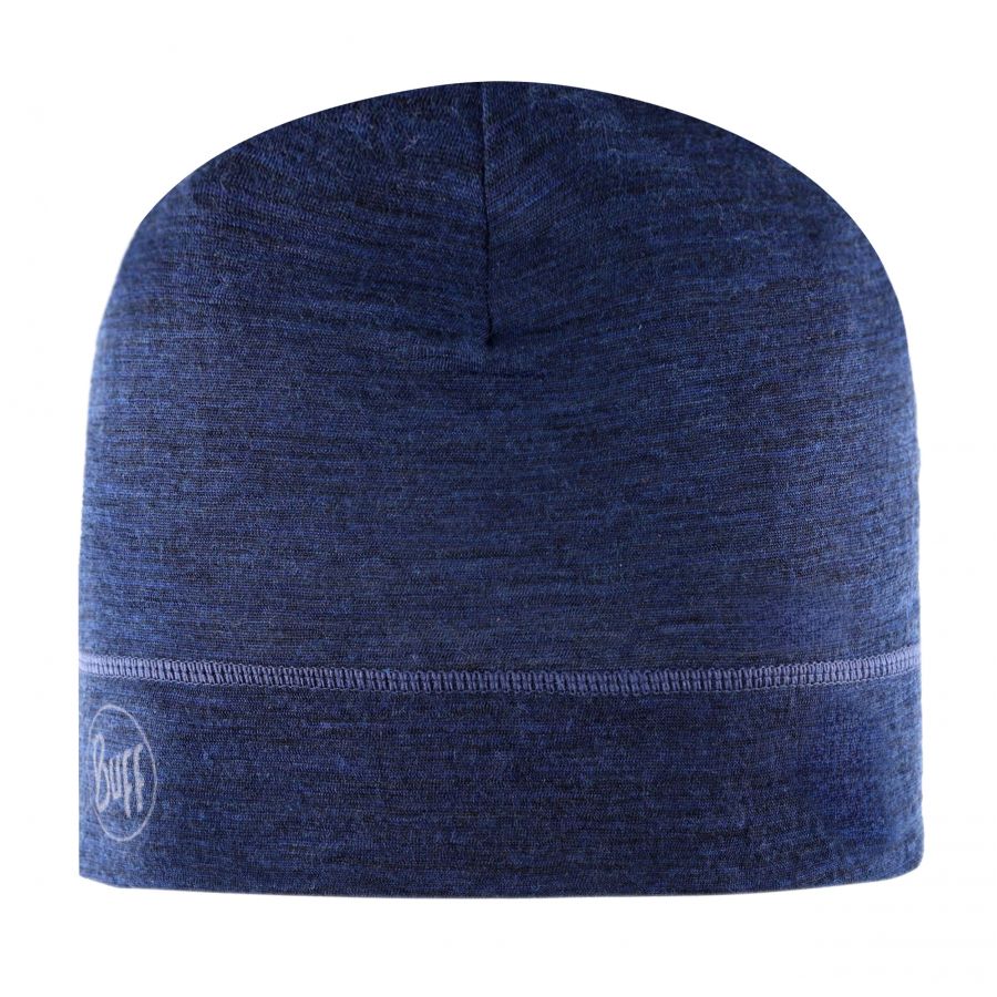 Czapka unisex BUFF Merino Beanie Solid granatowa 1/6