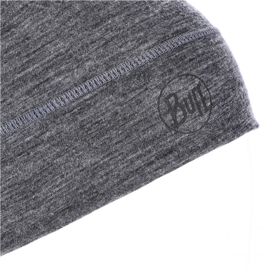 Czapka unisex BUFF Merino Hat Solid szara 4/6